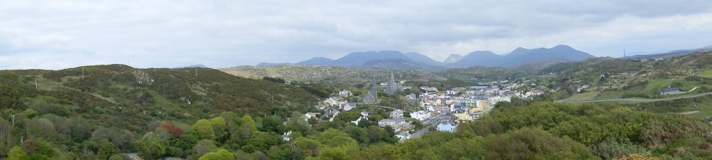 View of Clifden from the D'Arcy Memorial - Photo by Tony Calland