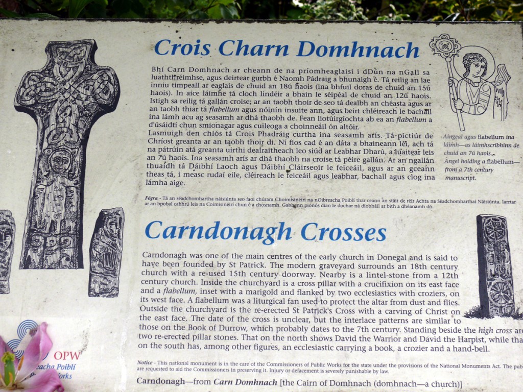 Donagh Cross Info - Photo by Christy Nicholas