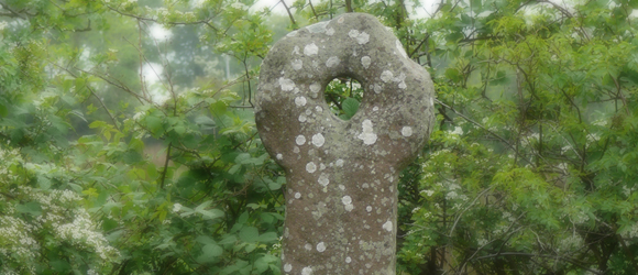 Keyhole Cross at Layde Church: Cushendall, Co Antrim