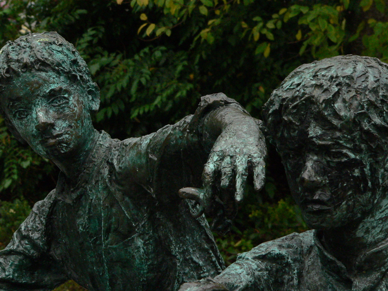 The Hiring Fair Statue: Letterkenny, Co Donegal