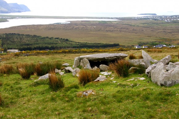 Wedge Tomb near the Famine Village on Achill Island - Photo by Corey Taratuta