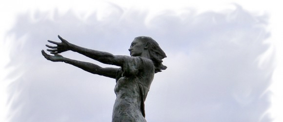 Waiting on Shore Monument: Rosses Point, Co. Sligo