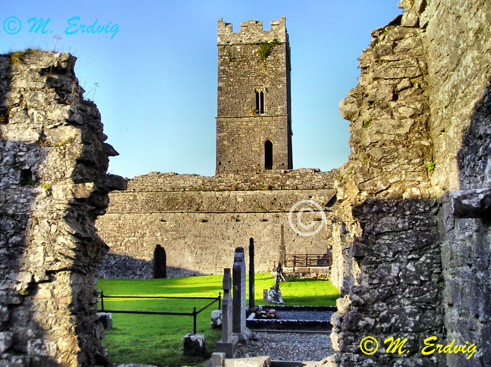 Clare Abbey: Clarecastle, Co. Clare, Ireland