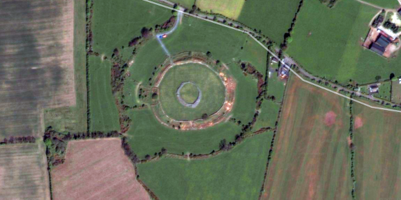 Rathgall Hill Fort - Photo by Google Maps