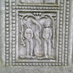 Carving in the Donaghmore High Cross replica - Photo by Corey Taratuta