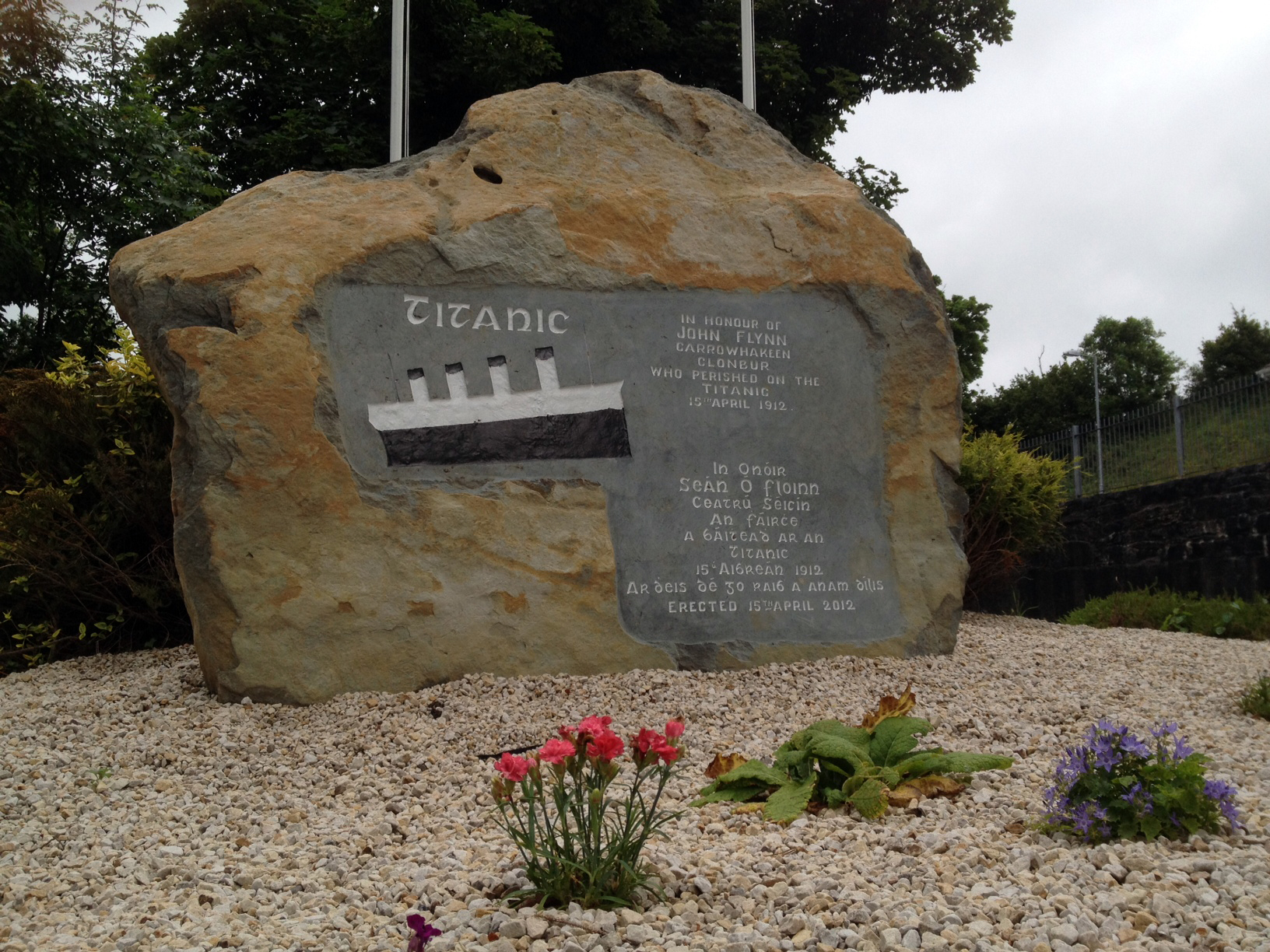 Titanic Memorial in Clonbur