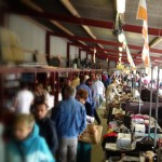 The indoor stalls at the Fethard Boot Sale