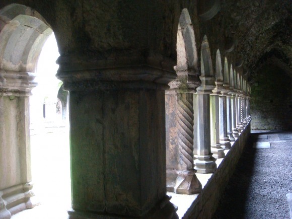 The Cloister at Quin Abbey - Photo by Liam Moloney via Flickr Creative Commons - http://www.flickr.com/photos/tir_na_nog/3816566033/