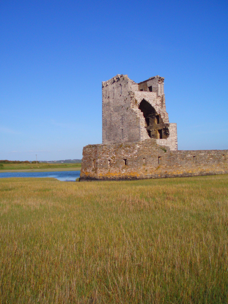 Carrigafoyle Castle on the Banks of the Shannon: Ballylongford, County Kerry