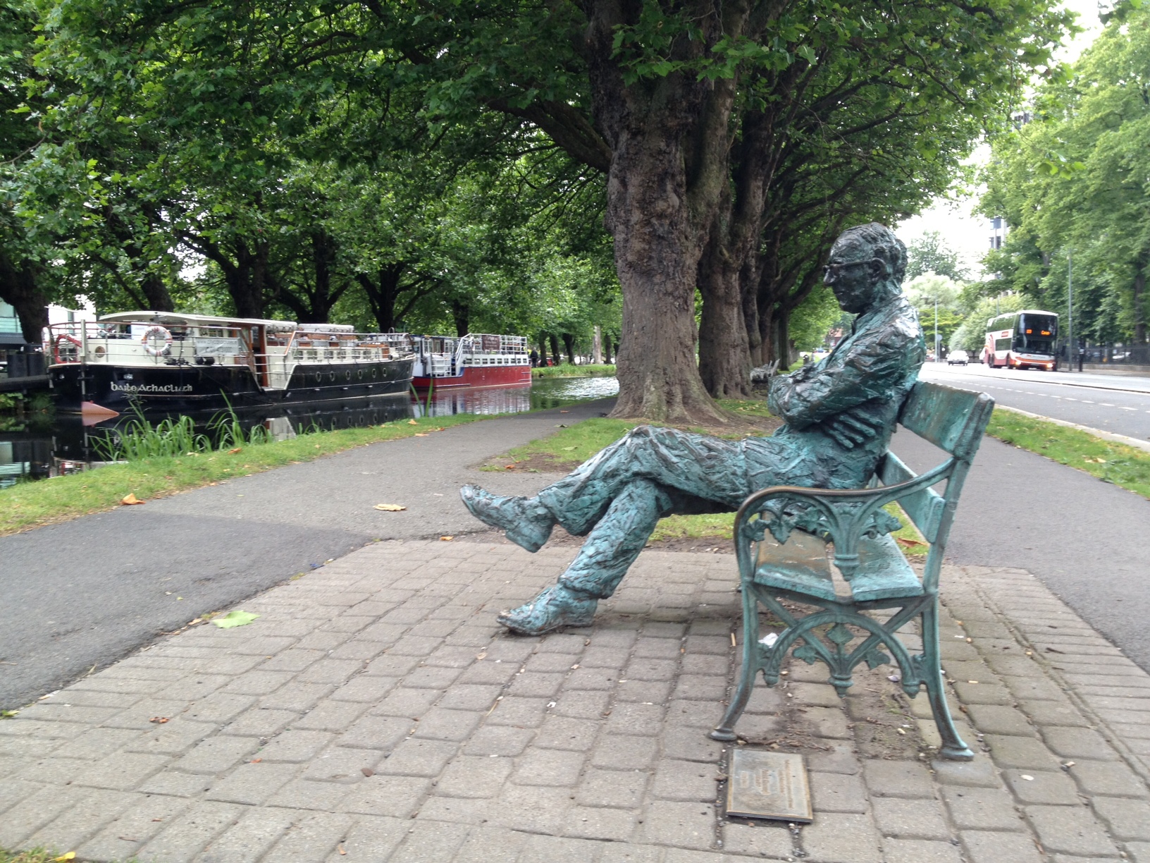 Patrick Kavanagh on the Grand Canal, Dublin