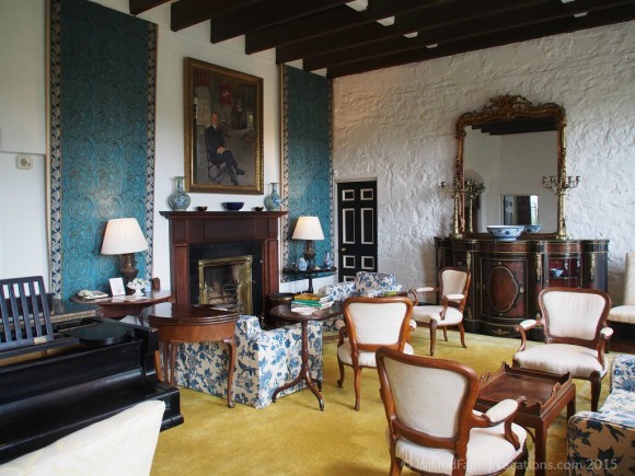 Private Sitting Room, Knappogue Castle, County Clare, Ireland.