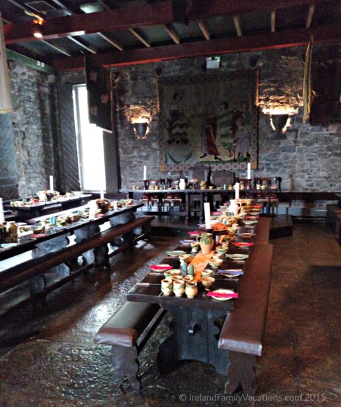 Knappogue Castle Banquet Hall. County Clare, Ireland.