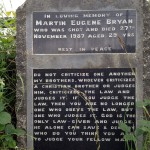 Martin Eugene Bryan Memorial - Photo by Corey Taratuta